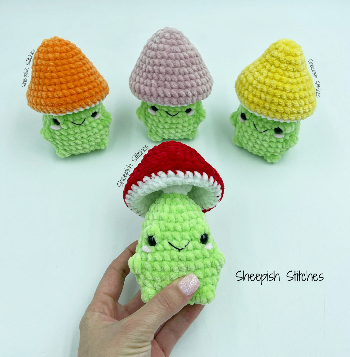 Ted the Toadstool No Sew Crochet Pattern