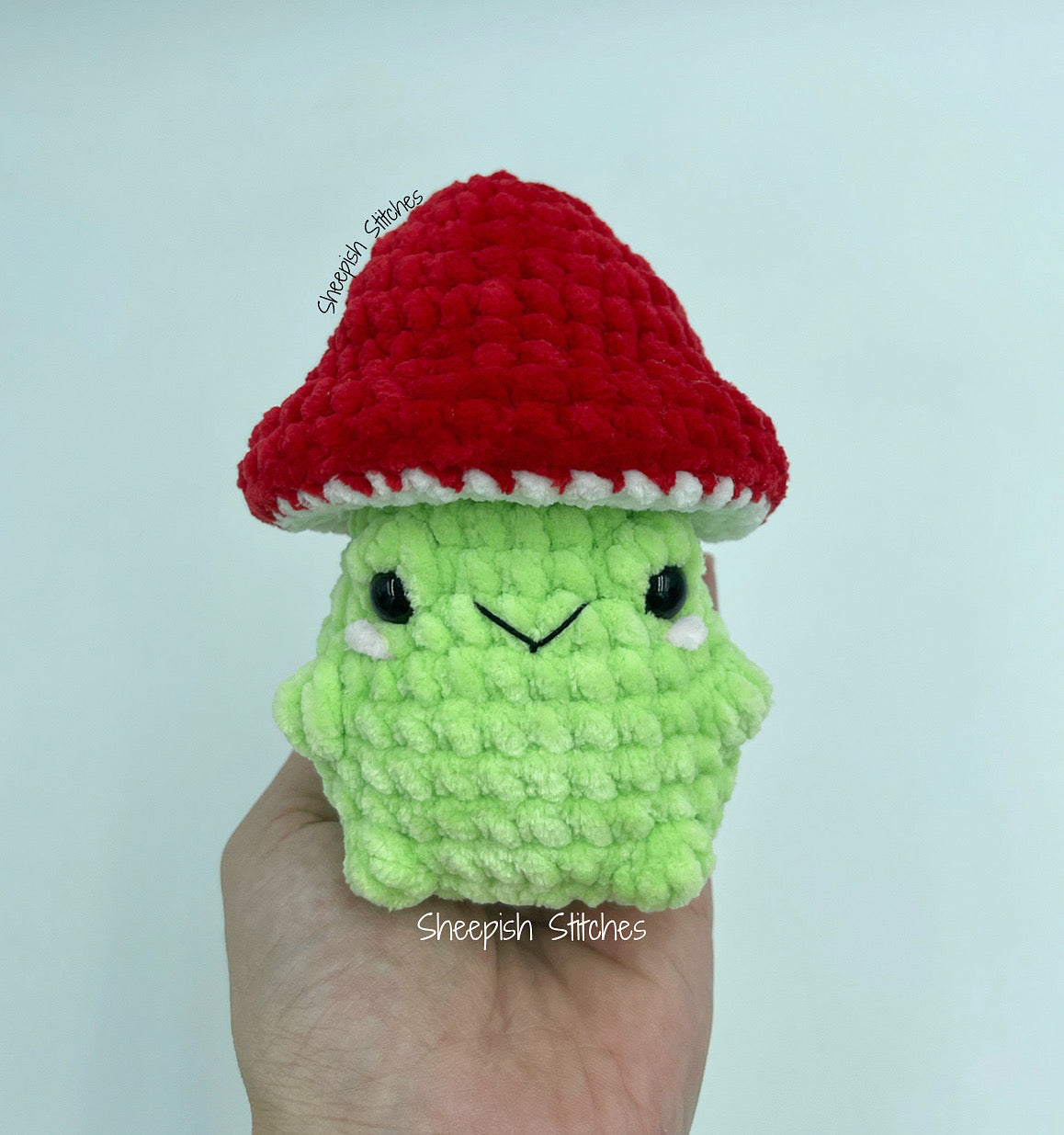 Ted the Toadstool No Sew Crochet Pattern