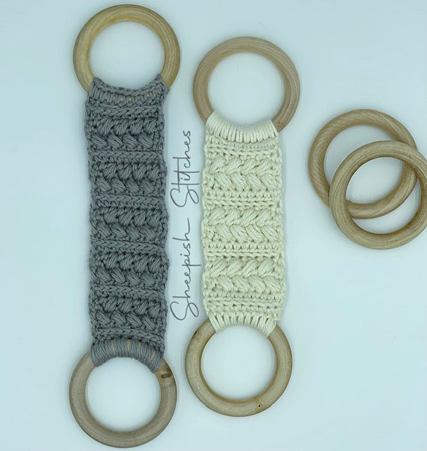 Braided Towel Ring Crochet Pattern Bundle by Sheepish Stitches Crochet