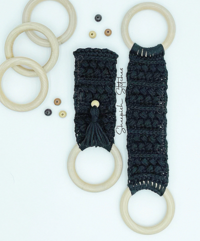 Braided Towel Ring Crochet Pattern Bundle by Sheepish Stitches Crochet
