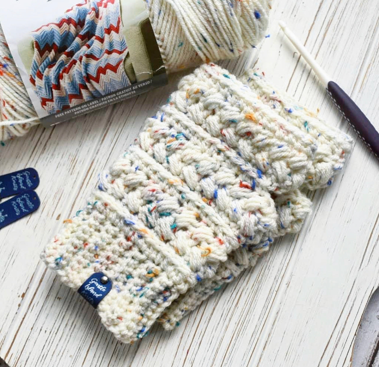 Winter Braid Gloves Crochet Pattern by Sheepish Stitches