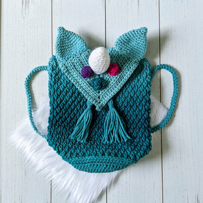 Magical Unicorn Backpack Crochet Pattern by Sheepish Stitches