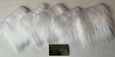 Snowball - Faux Fur Fabric Cuts for Do It Yourself Pom Poms