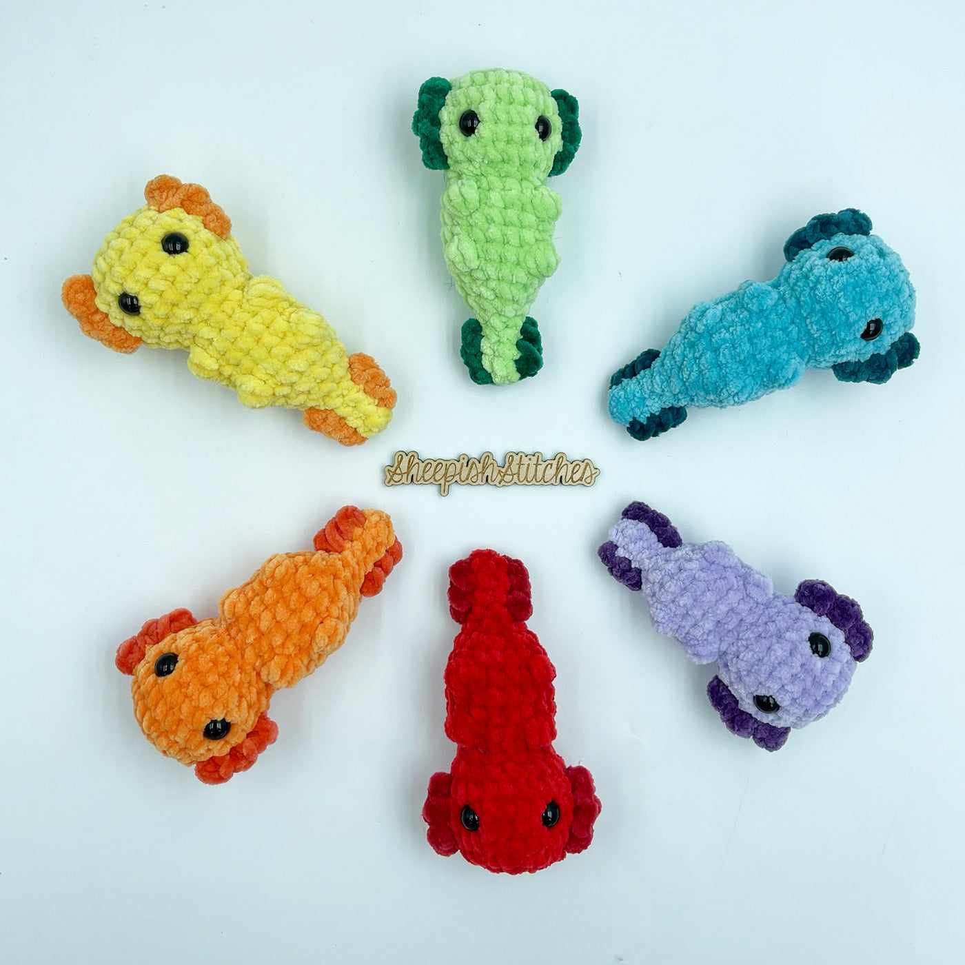 Axi the Axolotl Crochet Pattern - NO SEW