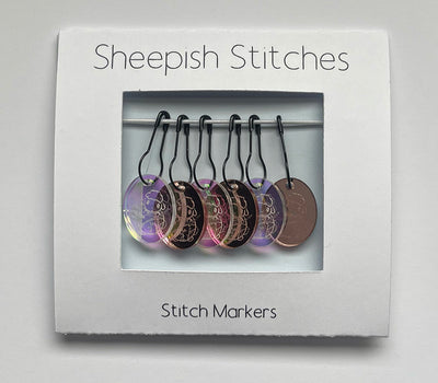 Sheepish Stitches Logo Stitch Markers