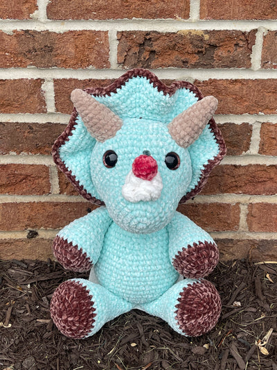 Mint Chocolate Chip Ice Cream Triceratops Dino