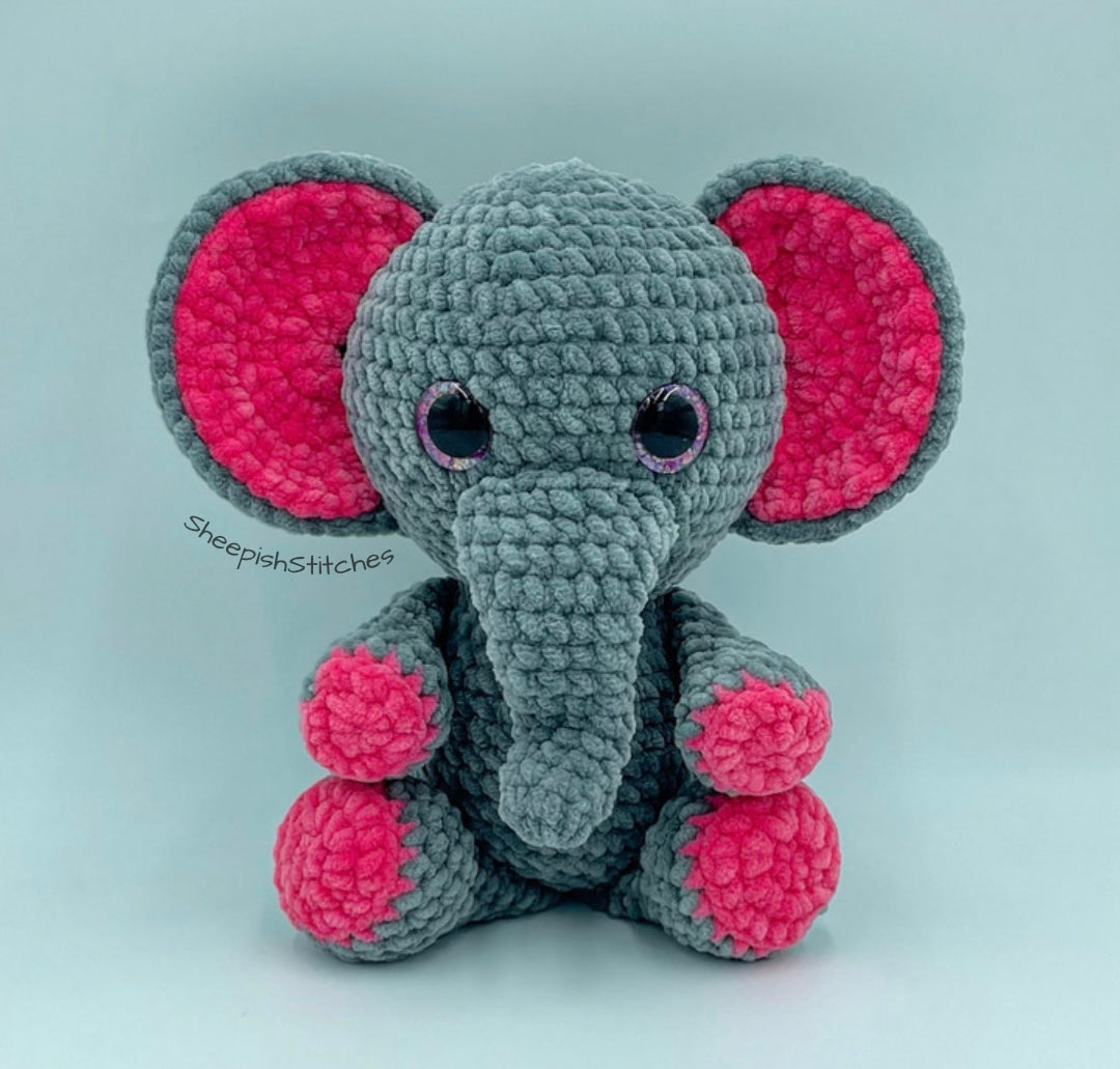 Elephant - hand crocheted amigurumi elephant by Sheepish Stitches
