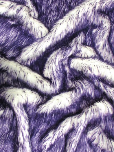 Purple Passion- Faux Fur Fabric Cuts for Do It Yourself Pom Poms