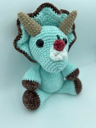 Mint Chocolate Chip Ice Cream Triceratops Dino