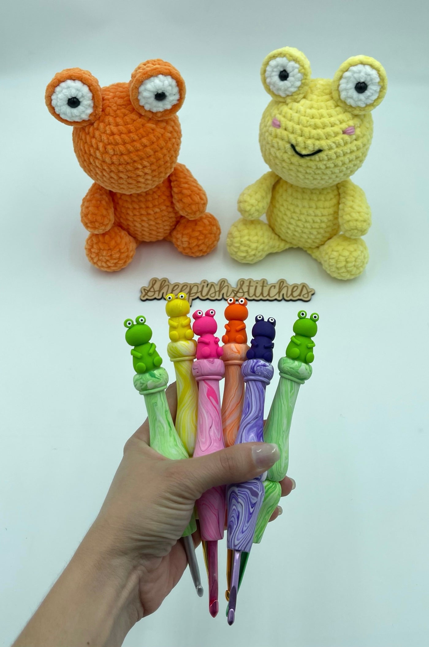 Frankie the Frog Crochet Pattern by Sheepish Stitches | Amigurumi Frog Crochet Pattern